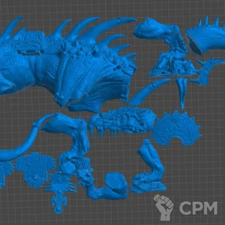 Описание картинки Dread Saurian от 3Д-Печка по цене 4 000руб | Свободный Рынок Миниатюр - СРМ