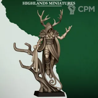Описание картинки Feral Elf Druid от 3Д-Печка по цене 200руб | Свободный Рынок Миниатюр - СРМ