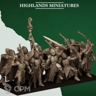 Описание картинки Feral Archers от 3Д-Печка по цене 1 500руб | Свободный Рынок Миниатюр - СРМ