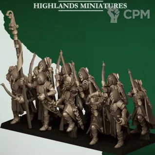 Описание картинки Feral Archers от 3Д-Печка по цене 1 500руб | Свободный Рынок Миниатюр - СРМ