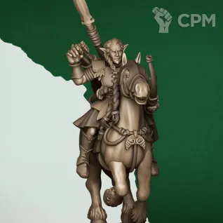 Описание картинки Mounted Feral Archers от 3Д-Печка по цене 3 100руб | Свободный Рынок Миниатюр - СРМ
