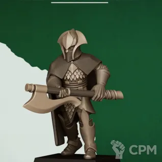 Описание картинки Feral Axemen от 3Д-Печка по цене 1 300руб | Свободный Рынок Миниатюр - СРМ