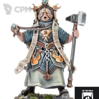 Описание картинки Mallus Forgepriest от 3Д-Печка по цене 200руб | Свободный Рынок Миниатюр - СРМ