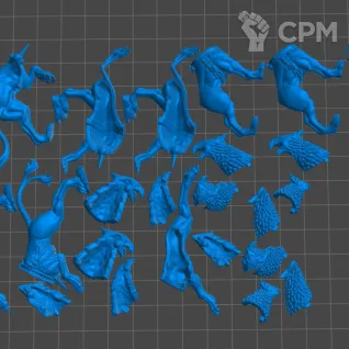 Описание картинки Gryph-Hounds от 3Д-Печка по цене 600руб | Свободный Рынок Миниатюр - СРМ