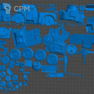 Описание картинки Goliath Rockgrinder &amp; Goliath Truck от 3Д-Печка по цене 2 500руб | Свободный Рынок Миниатюр - СРМ
