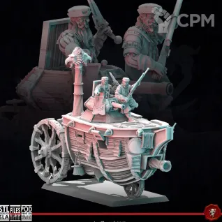 Описание картинки Steam Tank от 3Д-Печка по цене 1 500руб | Свободный Рынок Миниатюр - СРМ