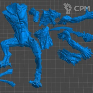 Описание картинки Samus Daemon Prince of the Ruinstorm от 3Д-Печка по цене 1 500руб | Свободный Рынок Миниатюр - СРМ