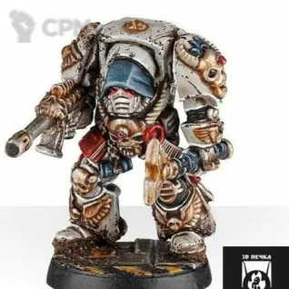 Описание картинки Inquisitor in Terminator Armor 3E от 3Д-Печка по цене 300руб | Свободный Рынок Миниатюр - СРМ