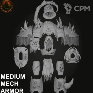 Описание картинки Medium Mech Armor Bringers of Decay от 3Д-Печка по цене 1 800руб | Свободный Рынок Миниатюр - СРМ