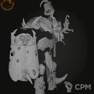 Описание картинки Bringers of Decay Slender Mech Armor от 3Д-Печка по цене 2 000руб | Свободный Рынок Миниатюр - СРМ