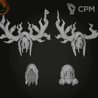 Описание картинки Bringers of Decay Slender Mech Armor от 3Д-Печка по цене 2 000руб | Свободный Рынок Миниатюр - СРМ