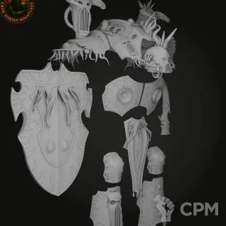 Описание картинки Prodigies of Pleasure Slender Mech Armor от 3Д-Печка по цене 2 000руб | Свободный Рынок Миниатюр - СРМ
