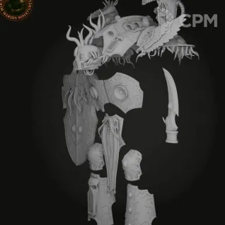 Описание картинки Prodigies of Pleasure Slender Mech Armor от 3Д-Печка по цене 2 000руб | Свободный Рынок Миниатюр - СРМ