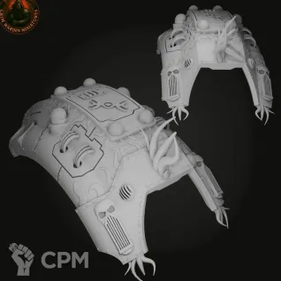 Описание картинки Prodigies of Pleasure Slender Mech Armor от 3Д-Печка по цене 2 000руб | Свободный Рынок Миниатюр - СРМ