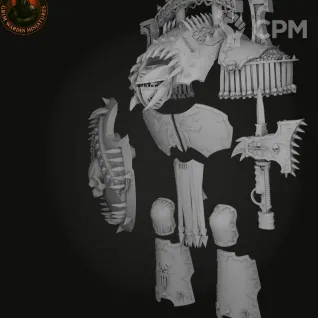 Описание картинки Bloody Butchers Slender Mech Armor от 3Д-Печка по цене 2 000руб | Свободный Рынок Миниатюр - СРМ
