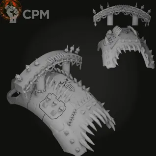 Описание картинки Bloody Butchers Slender Mech Armor от 3Д-Печка по цене 2 000руб | Свободный Рынок Миниатюр - СРМ