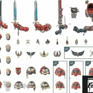 Описание картинки Blood Angels  Upgrades от 3Д-Печка по цене 450руб | Свободный Рынок Миниатюр - СРМ