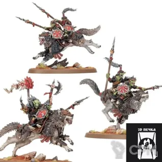 Описание картинки Snarlpack Cavalry от 3Д-Печка по цене 1 000руб | Свободный Рынок Миниатюр - СРМ