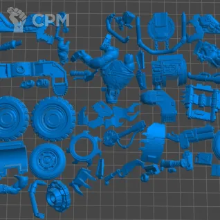 Описание картинки Deffkilla Wartrike от 3Д-Печка по цене 1 000руб | Свободный Рынок Миниатюр - СРМ
