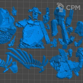 Описание картинки Corvus Corax, Primarch of the Raven Guard Legion от 3Д-Печка по цене 1 300руб | Свободный Рынок Миниатюр - СРМ