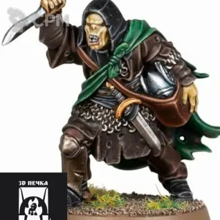 Описание картинки Nazthak, Orc Captain от 3Д-Печка по цене 250руб | Свободный Рынок Миниатюр - СРМ
