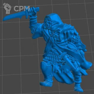 Описание картинки Nazthak, Orc Captain от 3Д-Печка по цене 250руб | Свободный Рынок Миниатюр - СРМ