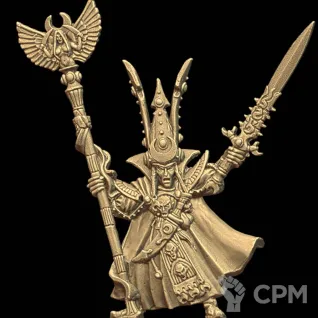 Описание картинки Mage Teclis 4th Ed от 3Д-Печка по цене 200руб | Свободный Рынок Миниатюр - СРМ
