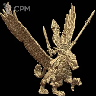 Описание картинки Eltharion Riding Stormwing 4th Ed от 3Д-Печка по цене 800руб | Свободный Рынок Миниатюр - СРМ
