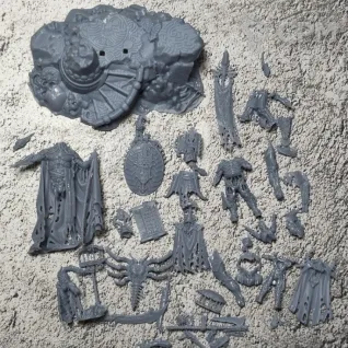 Описание картинки Katakros, Mortarch of the Necropolis от 3Д-Печка по цене 1 600руб | Свободный Рынок Миниатюр - СРМ