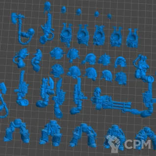 Описание картинки Chaos Terminators 4E от 3Д-Печка по цене 600руб | Свободный Рынок Миниатюр - СРМ