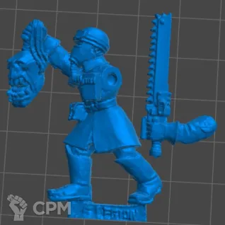 Описание картинки Steel Legion Sergeant от 3Д-Печка по цене 150руб | Свободный Рынок Миниатюр - СРМ