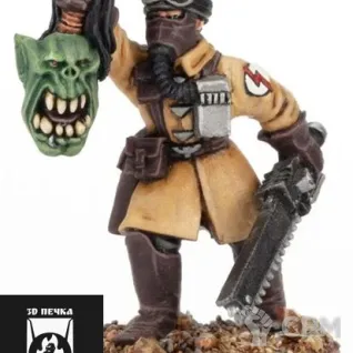 Описание картинки Steel Legion Sergeant от 3Д-Печка по цене 150руб | Свободный Рынок Миниатюр - СРМ