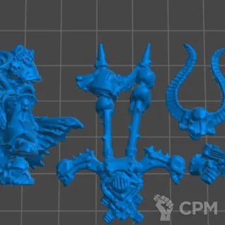 Описание картинки Chaos Lord 2E от 3Д-Печка по цене 200руб | Свободный Рынок Миниатюр - СРМ
