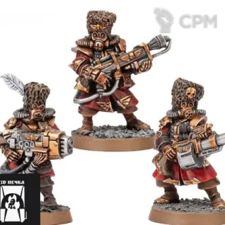 Описание картинки Vostroyan Special Weapon Troopers от 3Д-Печка по цене 400руб | Свободный Рынок Миниатюр - СРМ