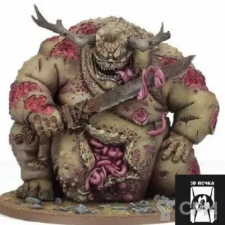 Описание картинки Great Unclean One от 3Д-Печка по цене 1 900руб | Свободный Рынок Миниатюр - СРМ