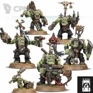Описание картинки Orc Nobz от 3Д-Печка по цене 800руб | Свободный Рынок Миниатюр - СРМ