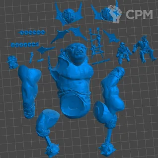 Описание картинки Troll Brute от 3Д-Печка по цене 1 500руб | Свободный Рынок Миниатюр - СРМ