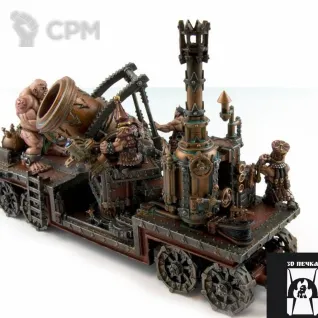 Описание картинки Dreadquake Mortar от 3Д-Печка по цене 3 000руб | Свободный Рынок Миниатюр - СРМ