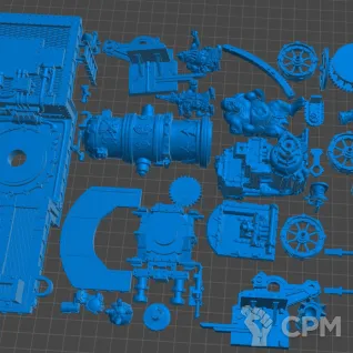 Описание картинки Dreadquake Mortar от 3Д-Печка по цене 3 000руб | Свободный Рынок Миниатюр - СРМ