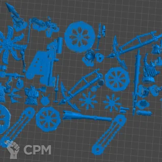 Описание картинки Skullcracker War Engine от 3Д-Печка по цене 3 500руб | Свободный Рынок Миниатюр - СРМ