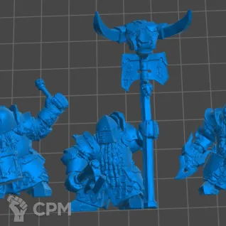 Описание картинки Infernal Guard Castellan от 3Д-Печка по цене 350руб | Свободный Рынок Миниатюр - СРМ