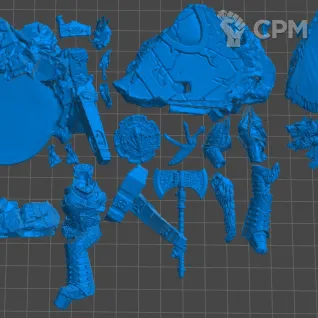 Описание картинки Leman Russ, Primarch of the Space Wolves от 3Д-Печка по цене 1 200руб | Свободный Рынок Миниатюр - СРМ