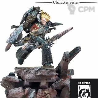 Описание картинки Leman Russ, Primarch of the Space Wolves от 3Д-Печка по цене 1 200руб | Свободный Рынок Миниатюр - СРМ