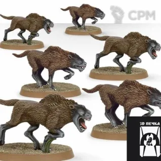 Описание картинки Wild Warg от 3Д-Печка по цене 550руб | Свободный Рынок Миниатюр - СРМ