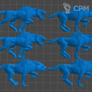 Описание картинки Wild Warg от 3Д-Печка по цене 550руб | Свободный Рынок Миниатюр - СРМ