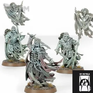 Описание картинки King of the Dead &amp; Heralds от 3Д-Печка по цене 500руб | Свободный Рынок Миниатюр - СРМ