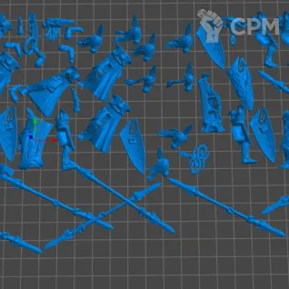 Описание картинки Wood Elves Eternal Guard x10 от 3Д-Печка по цене 1 300руб | Свободный Рынок Миниатюр - СРМ