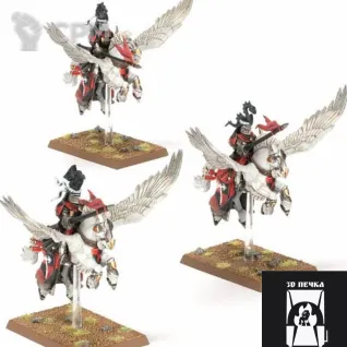 Описание картинки Pegasus Knights от 3Д-Печка по цене 1 200руб | Свободный Рынок Миниатюр - СРМ