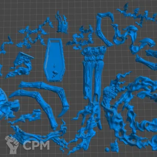 Описание картинки Soulblight Gravelords Manifestations от 3Д-Печка по цене 1 500руб | Свободный Рынок Миниатюр - СРМ
