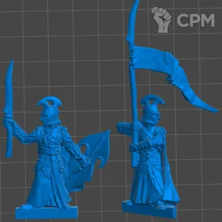 Описание картинки Rivendell commanders от 3Д-Печка по цене 200руб | Свободный Рынок Миниатюр - СРМ